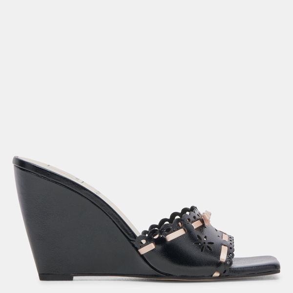 madale wedges midnight patent leather