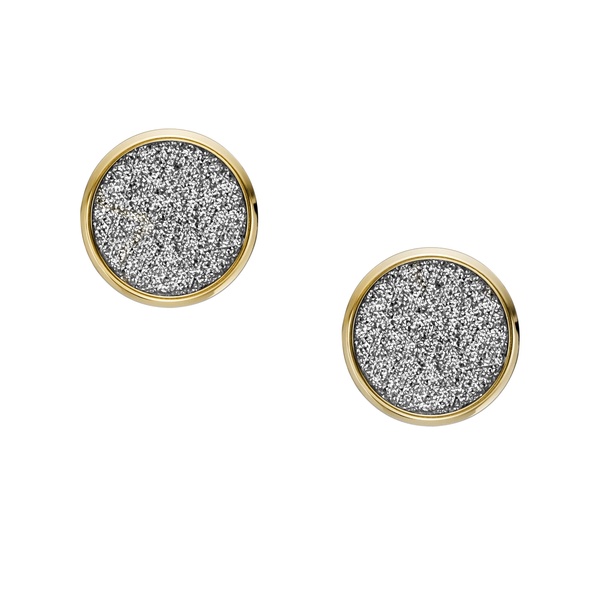 women's hazel glitz paper gold-tone stainless steel stud earrings