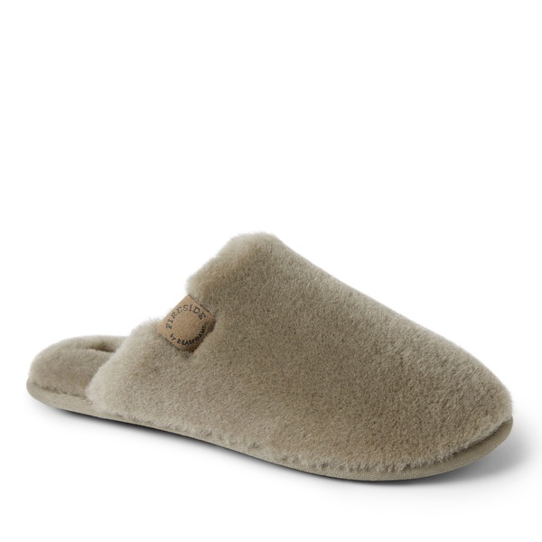 men's fireside broome genuine shearling scuff