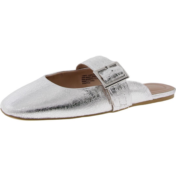 hope womens adjustable faux leather mules