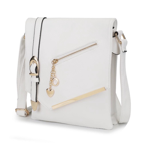 jasmine vega leather crossbody handbag