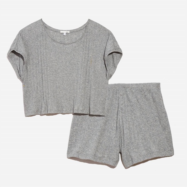 rue pj set in heather grey