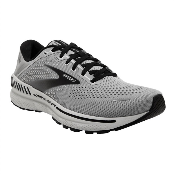 men's adrenaline gts 22 running shoes in alloy/grey/black