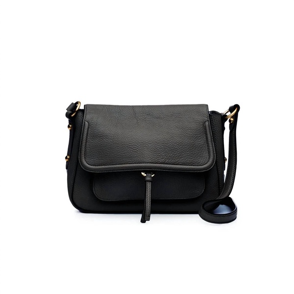 women's tara satchel handbag in nero