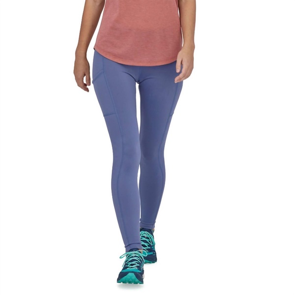 women's pack out tights leggings in current blue