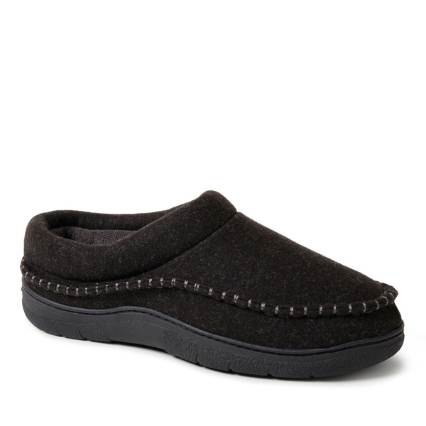 mens thompson wool blend clog w/ whipstitch