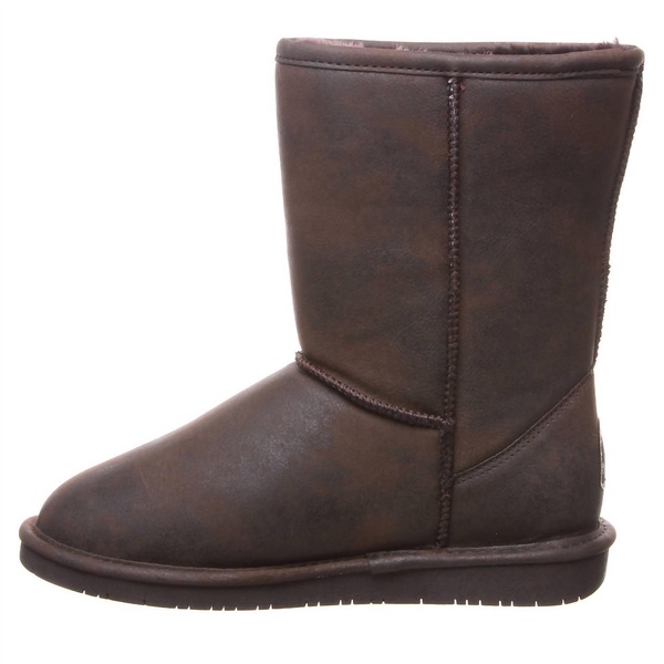 women’s elle short fashion boots in chocolate ii