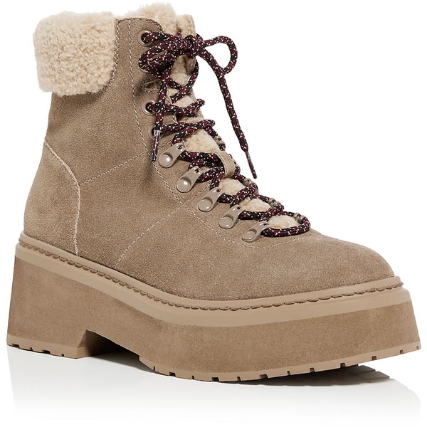 thea womens suede zipper winter & snow boots