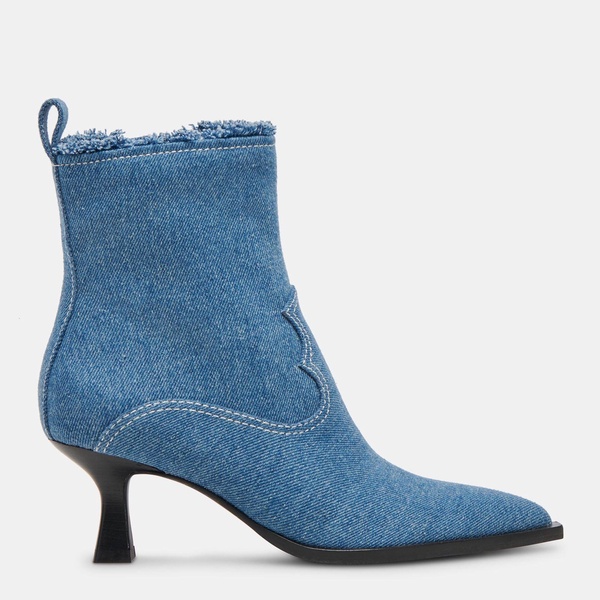 austin boots blue denim