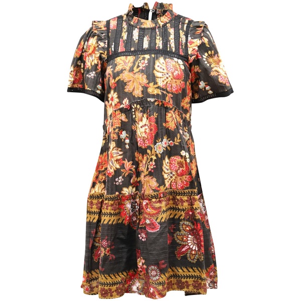 pascale short tunic dress in  multicolor cotton