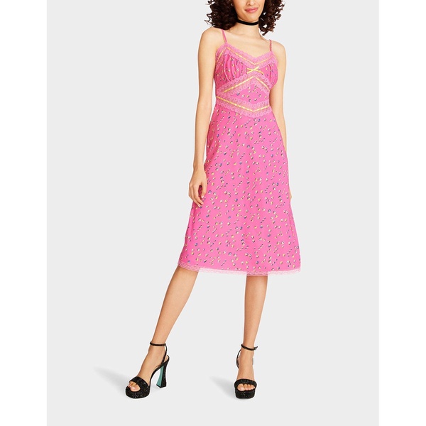 betseys sleeveless ribbon dress pink