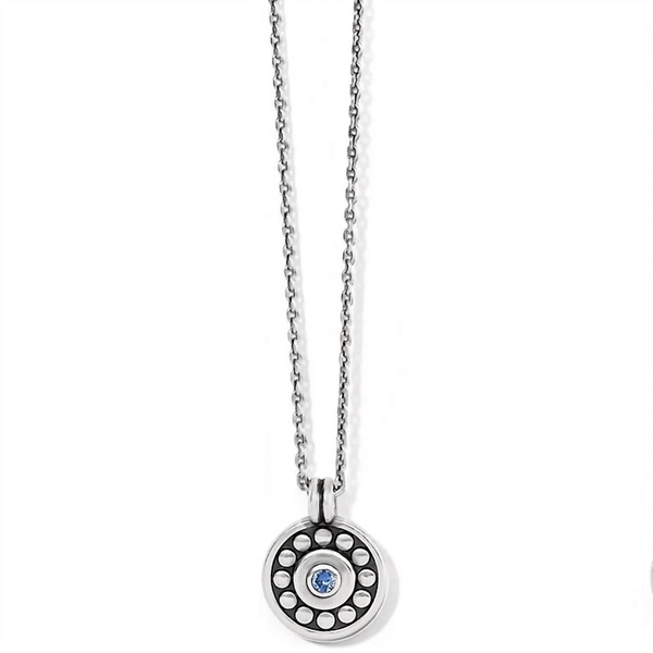 women's pebble dot medali petite reversible necklace in sapphire