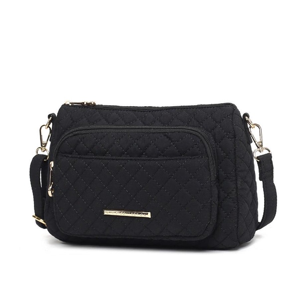 rosalie solid quilted cotton women’s shoulder bag by mia k