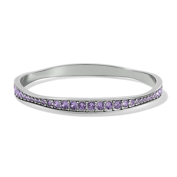 women's light hearted crystal bangle in tanz