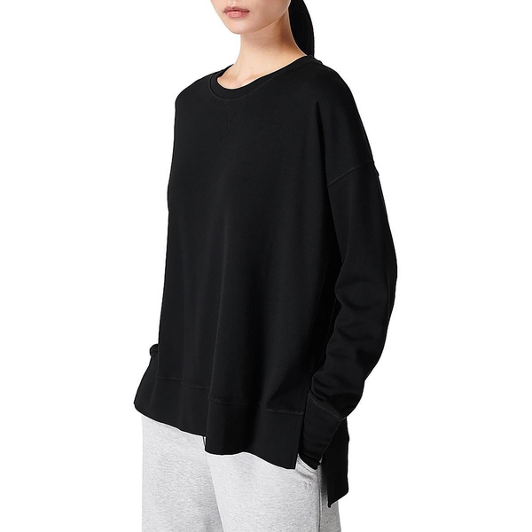 womens cotton blend crewneck sweatshirt