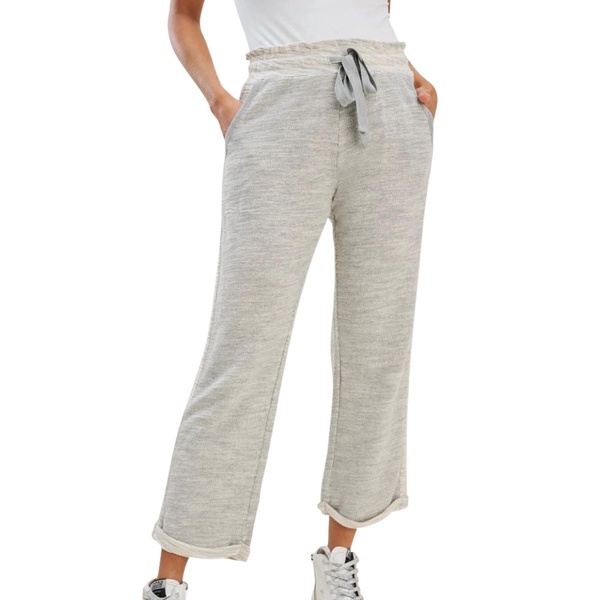 dolan heathered pant in mid heather grey