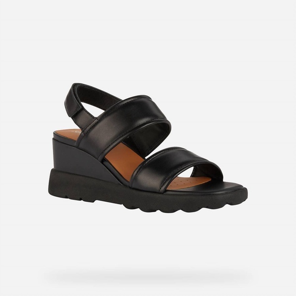 women's spherica sandal in black