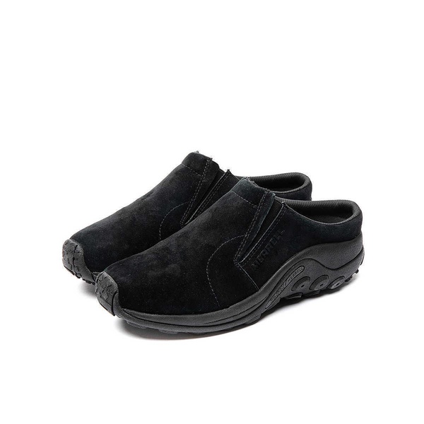 jungle j003297 men's black leather slip-on casual comfort shoes pd83