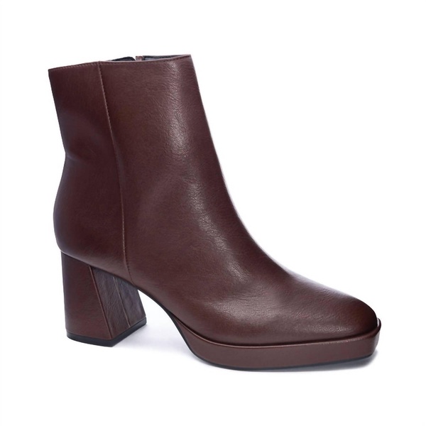 women's dodger bootie in brown