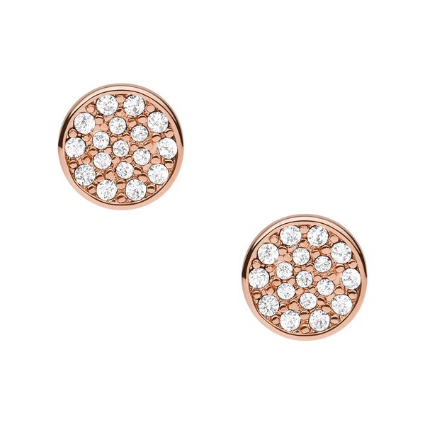 earring women's rose gold brass stud earring