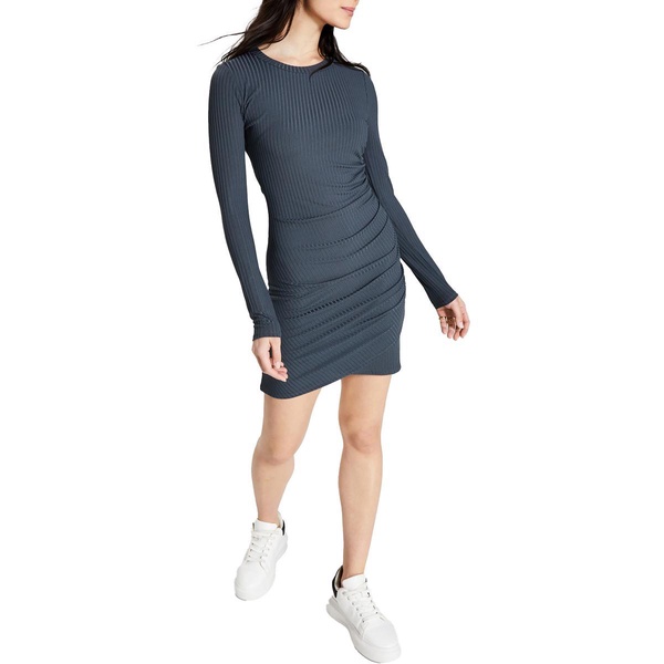 womens knit ribbed sheath dress