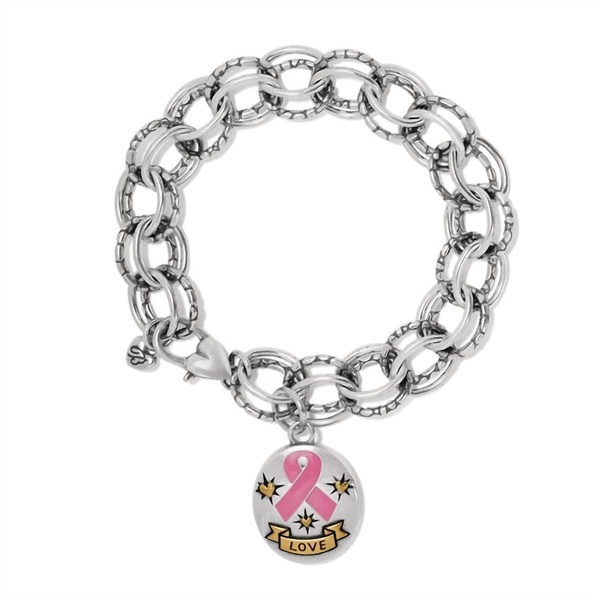 women's power of pink 2023 bracelet in silver-gold