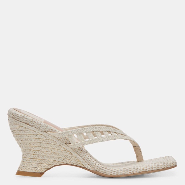 nullah wedges oatmeal raffia