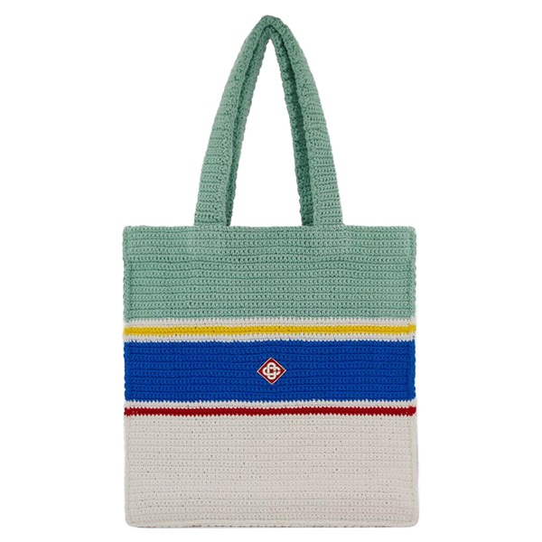 crochet shopper bag - casablanca - cotton - multicolor