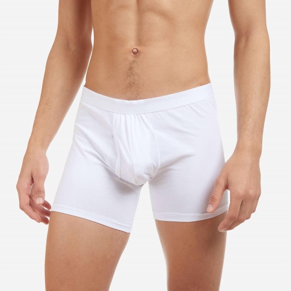 men's hipster trunk in white