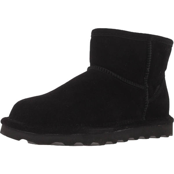 alyssa womens suede pull on winter & snow boots