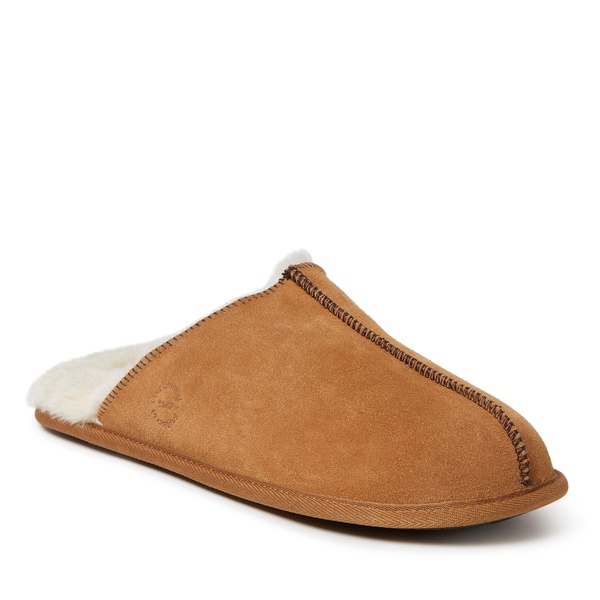 men's bradford genuine suede closed toe scuff