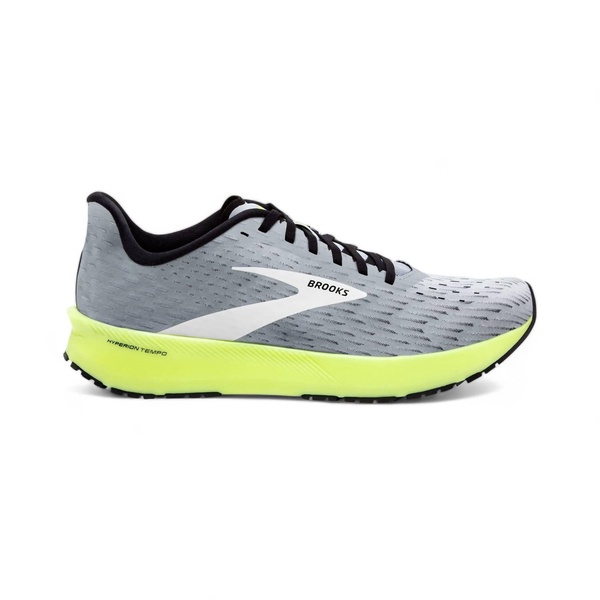 men's hyperion tempo road running shoes - medium width in grey/black/nightlife