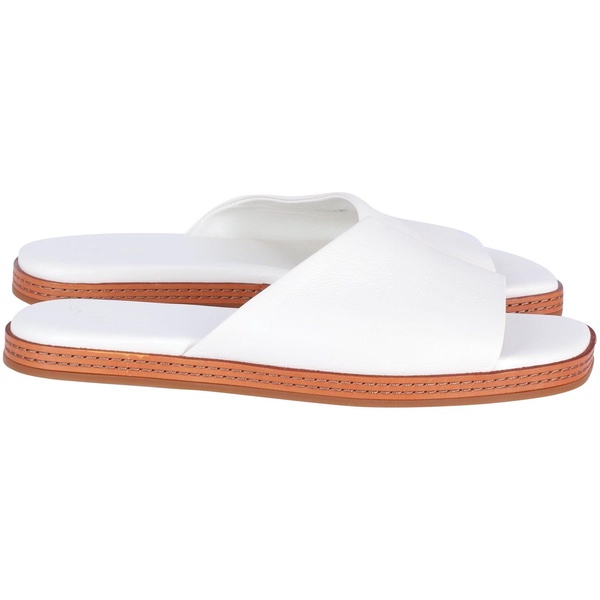 canella sandals in white leather