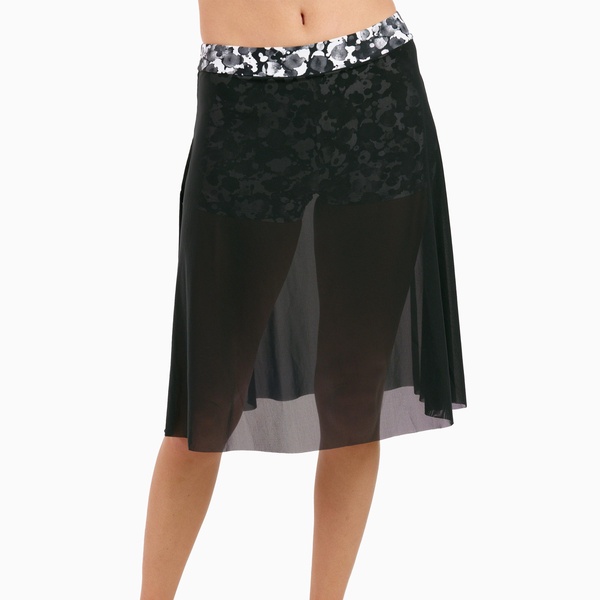 women's 3in1 swim skirt with attached shorts