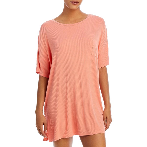 good times womens ribbed comfy sleep shirt