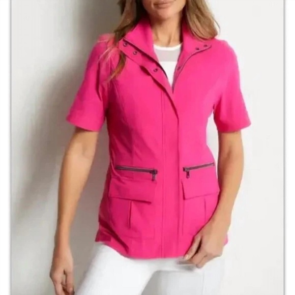 elizabeth jacket in fuchsia