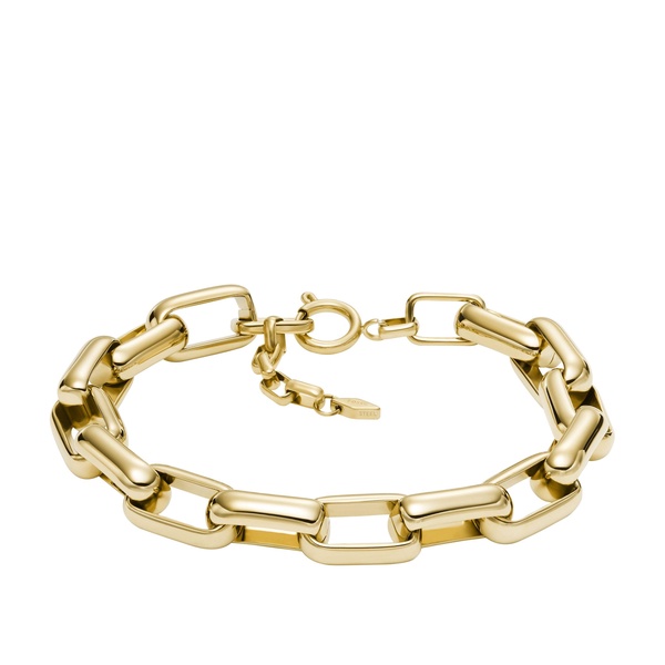 women's archival core essentials gold-tone stainless steel chain bracelet