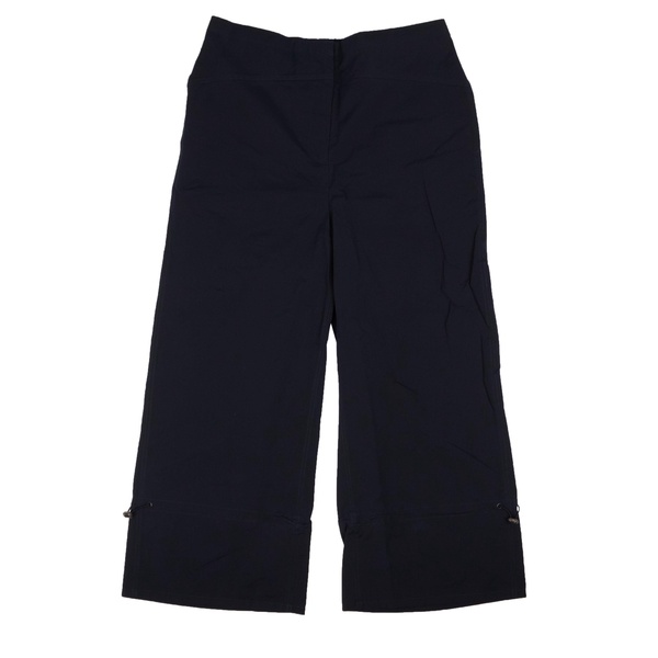 ruffle hem track pant - navy