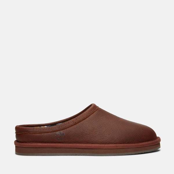 men's pine hill flannel-lined clog slipper