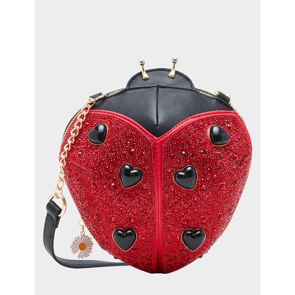 kitsch lady in red crossbody red