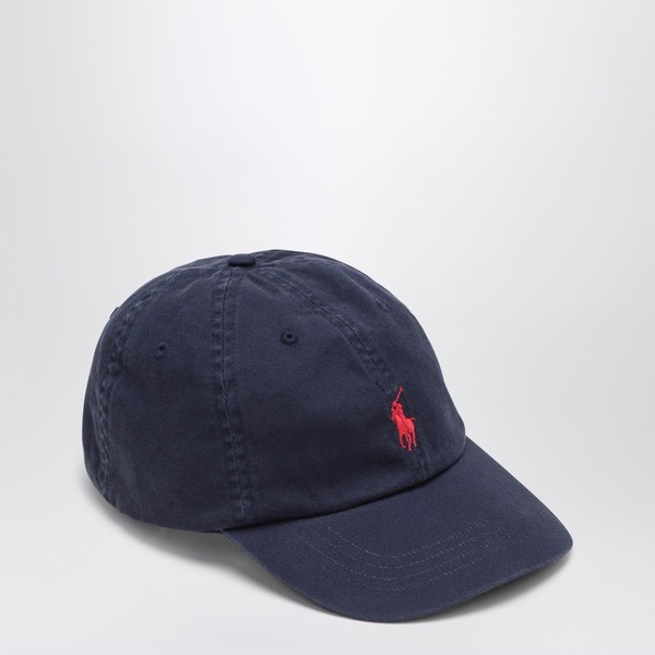 Polo Ralph Lauren Blue Navy Baseball Cap With Logo