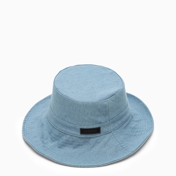 Ganni Blue Denim Hat