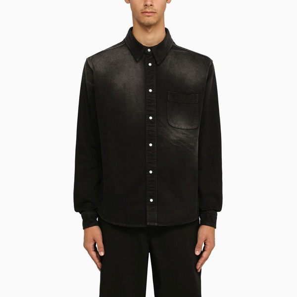 Marni Black Washed Denim Shirt