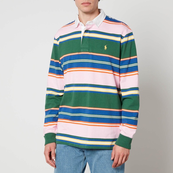 Polo Ralph Lauren Cotton-Jacquard Rugby Top - S