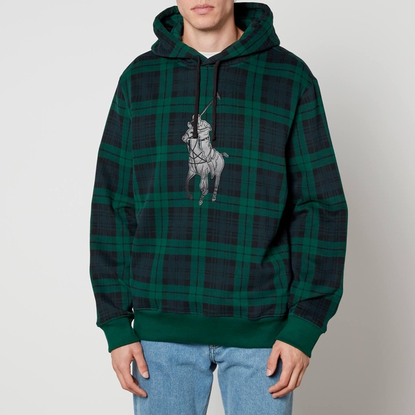 Polo Ralph Lauren Tartan Cotton-Blend Hoodie - S