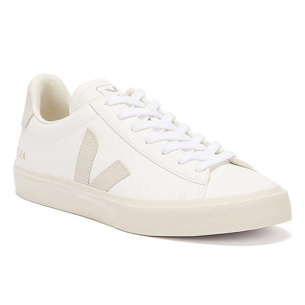 Campo Suede-Trimmed Leather Sneakers