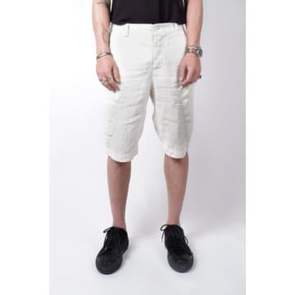 Linen Cargo Shorts Ice