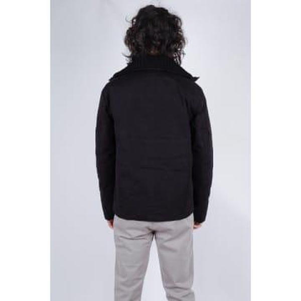 Reversible Water-Repellent Cotton Jacket Black