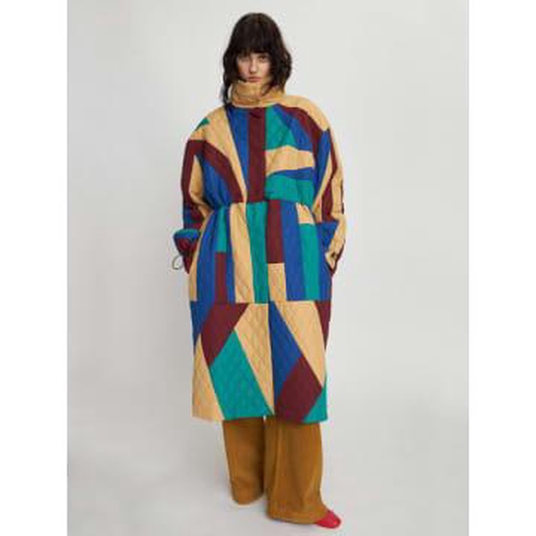 Patchwork Coat - Multicolour