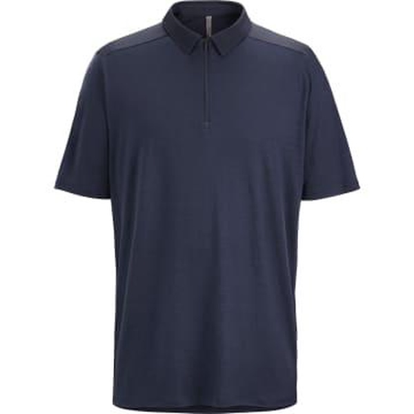 Frame Ss Polo Shirt Black Sapphire